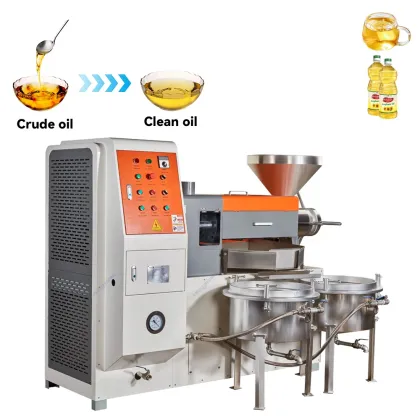 Spiral Household Mustard Seed Vegetable Oil Press Machine: Agricultural Multi-Functional Oil Extractor
