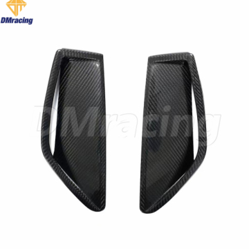 DM STYLE Pre-Preg Carbon Fiber Front Bumper Vents for Audi RS6 C8 Avant 2019-2020
