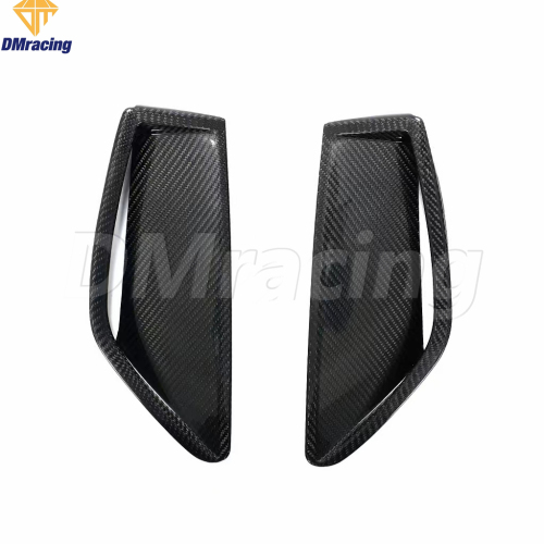 DM STYLE Pre-Preg Carbon Fiber Front Bumper Vents for Audi RS6 C8 Avant 2019-2020
