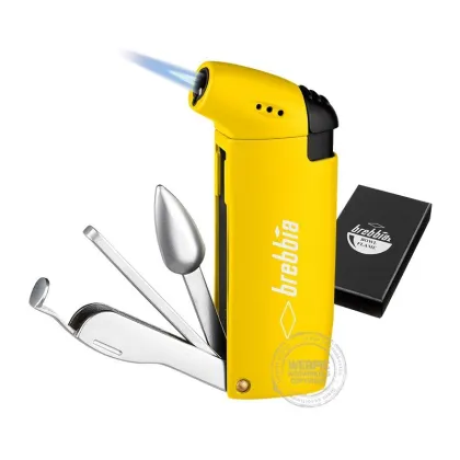 Selling Custom LOGO Brebbia Lighters with Jet Flame and Pipe Tools