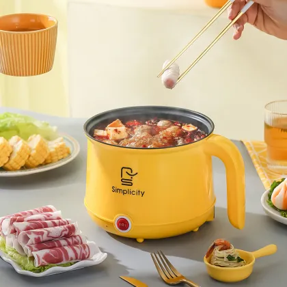 Portable Electric Rice Cooker: Multifunctional Home Electric Pot with Non-Stick Small Electric Cooker