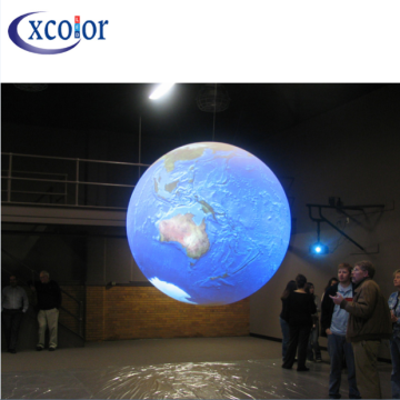 Bola de vídeo LED de esfera de desplazamiento en el techo personalizada