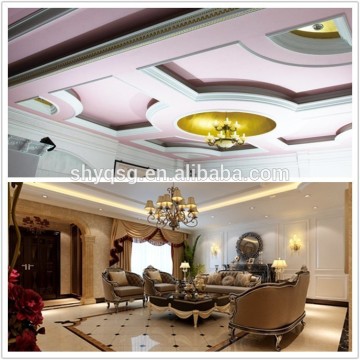 Living room green interior gypsum plaster fiber customized moulds