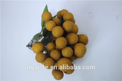 plastic fruit decoration artificial longan Chinese characteristic fruit