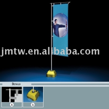 Custom outdoor feature flag banner