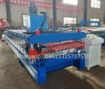 Dubbeldeks kleurenstaal rolvormen machine