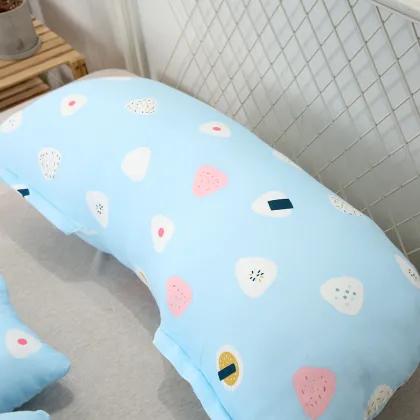 New G type maternity pillow blue