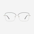 Light Square Metal Women's Optical Frames