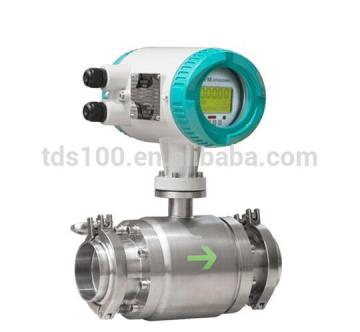 carbon steel flange connection electro magnetic water flow meter