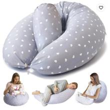 Almohada de maternidad en forma de C para leer durmiendo