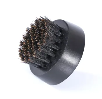 100% Round Boar Bristle Beard and Moustache Brush - First Cut