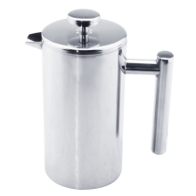 Prensas francesas de metal de doble pared Coffee Tea Brewer