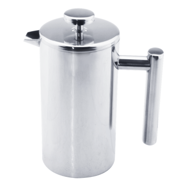 Prensas francesas de metal de doble pared Coffee Tea Brewer