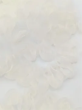 Elegant 3D Tape Tulle Lace Cord Embroidery Fabrics