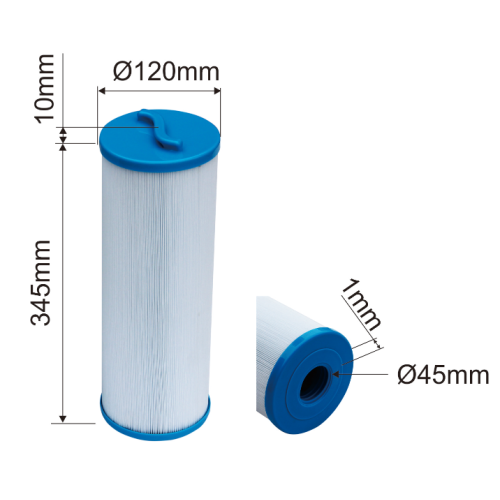 Paper filter for floating skimmer