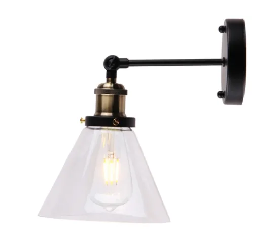 Trumpet-shaped stylish wall lamp