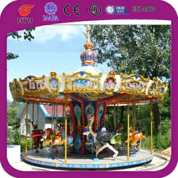 Children amusement park equipment electric carousel for sale
