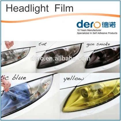 car light blue film /car pvc transparent film