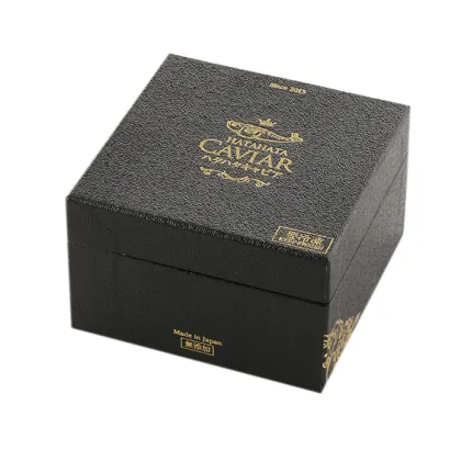 Custom Luxury Black Cardboard Caviar Gift Boxes: Premium Packaging Solutions for Your Fine Caviar Products