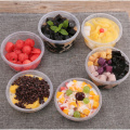 Disposable PET Round Salad Food Container Bowl