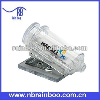 Hot selling novelty syringe shape mini stapler for pharmacy promotion ABST025