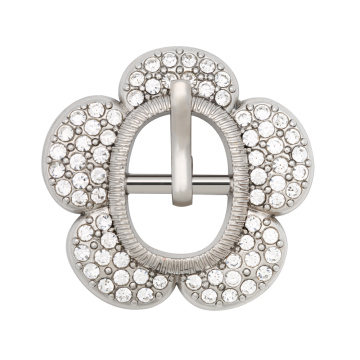 Conception personnalisée d'épingle de boucle de chaussure de fleur de 10 mm