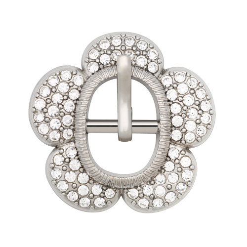 Conception personnalisée d'épingle de boucle de chaussure de fleur de 10 mm
