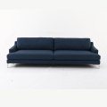 Sofa sectionnel scandinave minimaliste en tissu