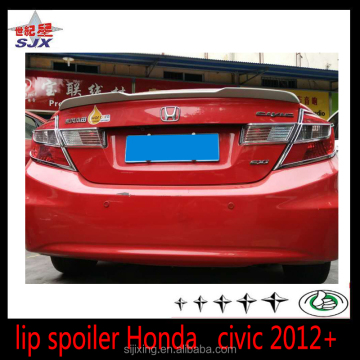 ABS Plastic Car Lip Spoiler dla Civic 2012+ z tylnym skrzydłem i lampą LED