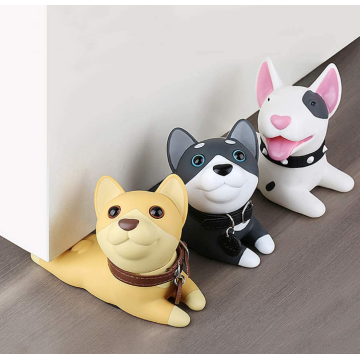 Custom Cute Dog Decorative Rubber Door Stopper