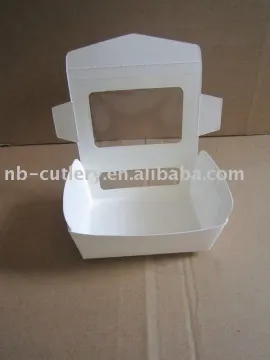 9oz paper sushi box with window
