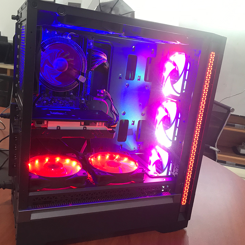 Assemble a desktop computer