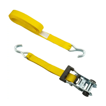 2 Inch 20 Ft Heavy Duty Ratchet Straps with Double J Hooks - 4400 LBS Cargo Tie Down Straps