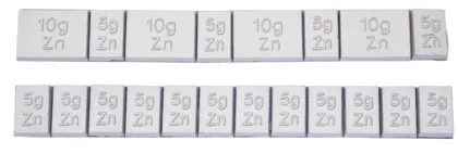 Zn wheel balance weights//adhesive wheel balance weight/ /auto parts//Manufactured in China