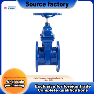 Flanged Non rising Stem Soft Seal Gate Valve