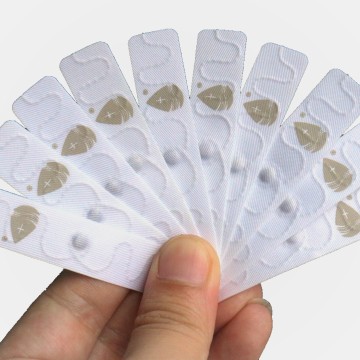 RFID 세탁 태그 : 미니어처 UHF 수동 압력 방지 직물 방수 방해, 세척 가능한 천 관리를위한 직물