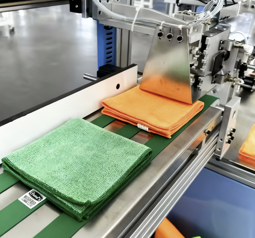 Cotton fabric folding automation