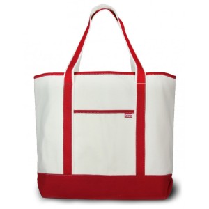 Extra large natural open top canvas bag