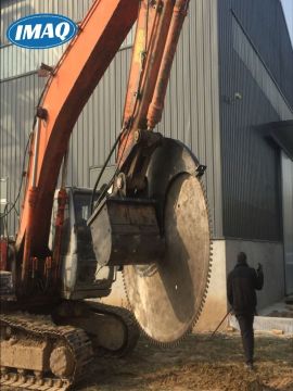 Quarry Stone Cutting Machine Excavator Rock Saw