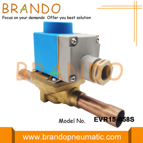 032F1225 Válvula solenoide tipo Danfoss EVR15 para refrigeración