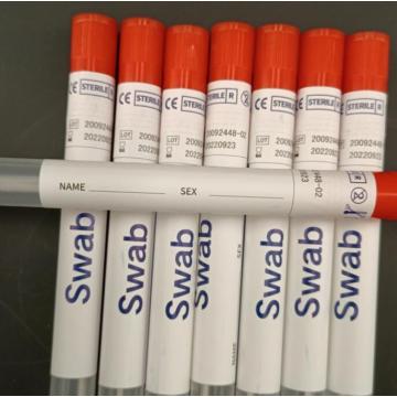 Dry Transport System- Flocked Swab for Throat