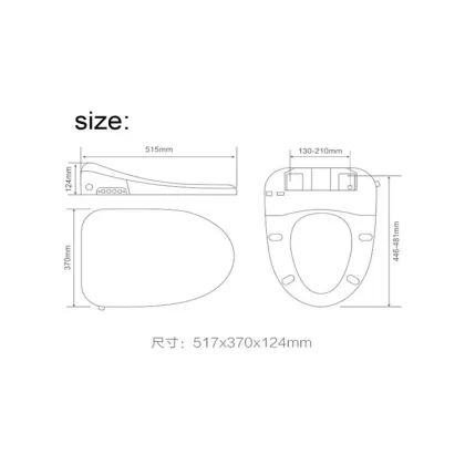 Instant Heated Intelligent Electric Toilet Seat Cover
