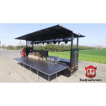 Gospel Stage Trailer Collapsible Church Truck Preaching Factory