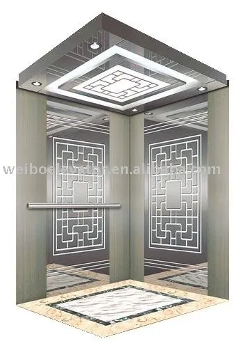 Passenger Elevator (Etched decoration inside)