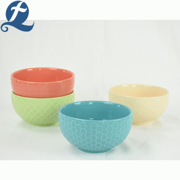 New product Korean ceramic round bulk kitchen bowl