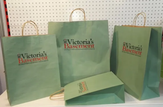 all print paper shopping bags wholesale