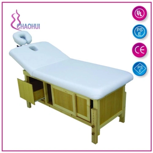 Wooden massage table used