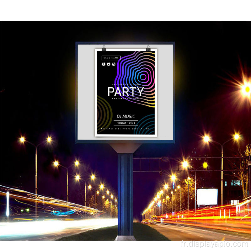 Écran LED de publicité numérique en plein air couleur pleine couleur