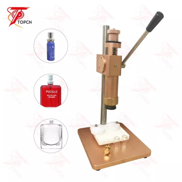 2022 New Silver Pneumatic Manual Perfume Sample Bottle Crimping Machine