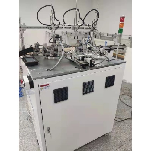 Automatic common mode inductance winding machine